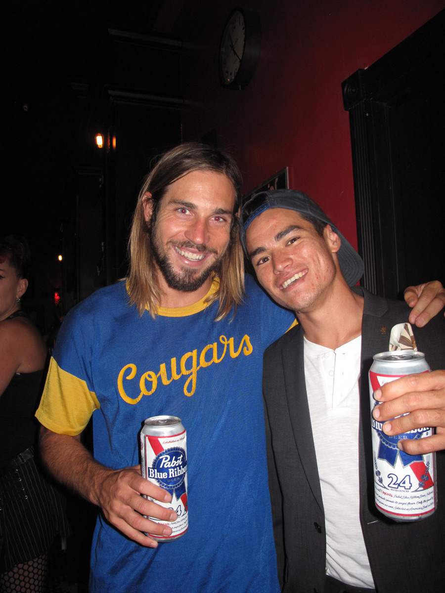 Former Toy Machine flow, Grant Hatfield and Foundation’s most likely to go pro next, Hawaiian Ryan Spencer. Cougars, dude. Cougars.