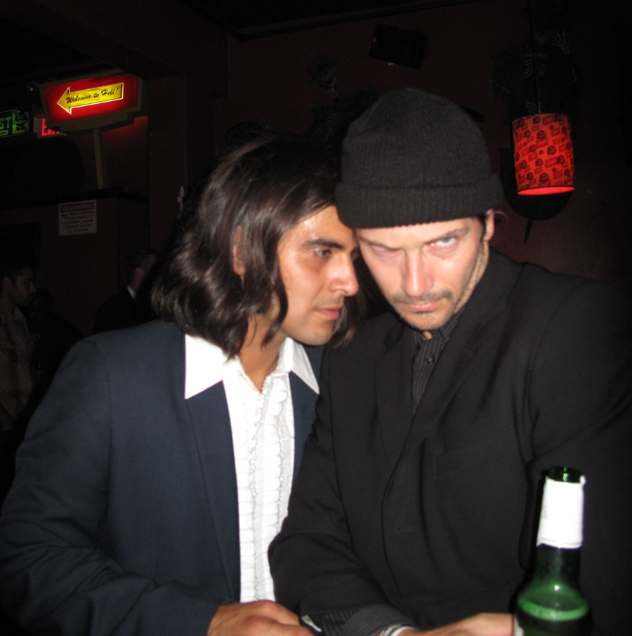 Chris Cuates piquing the interests of Heath Kirchart.