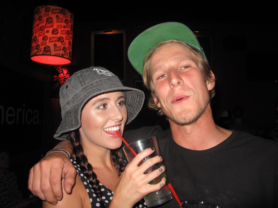 Nick Garcia and his lovely lady.